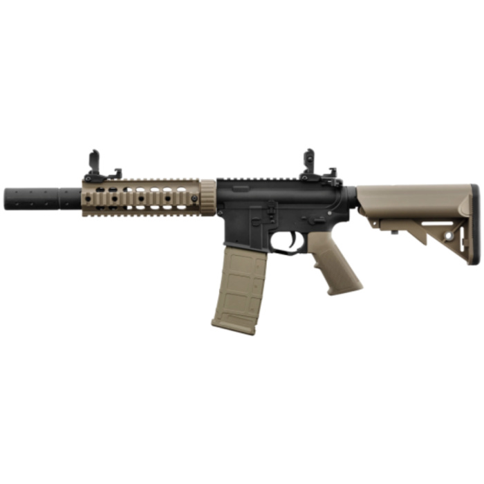 NUPROL DELTA PIONEER M4SD AEG RIFLE (BLACK / FDE)