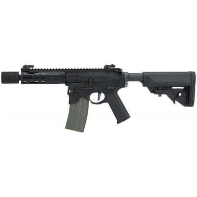 Ares x Sharps Bros M4 Octarms M-Lok Rail with Over Throw Lower Receiver Short Black