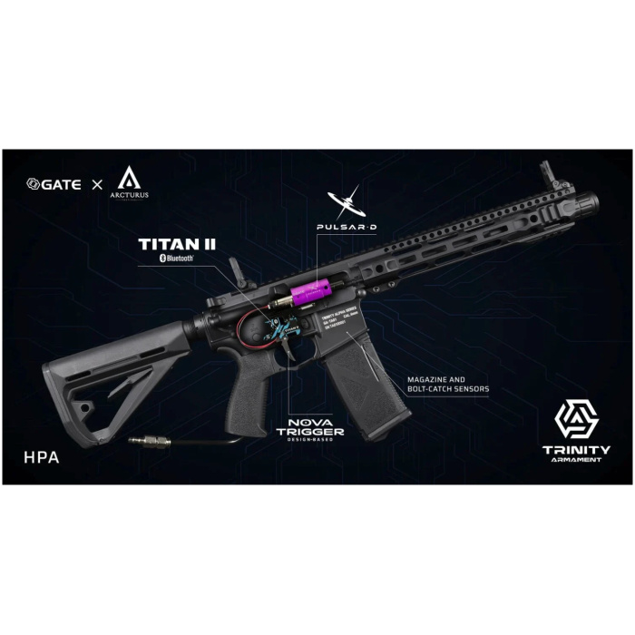 TRINITY ARMAMENT Alpha SBR HPA with TITAN II Bluetooth (GATE x Arcturus) - Image 3