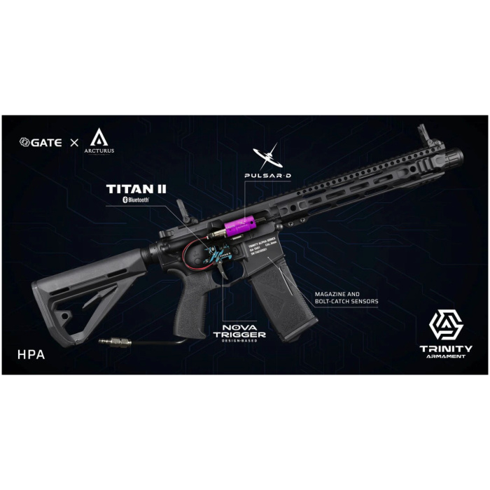 TRINITY ARMAMENT Alpha Rifle HPA with TITAN II Bluetooth (GATE x Arcturus) - Image 3