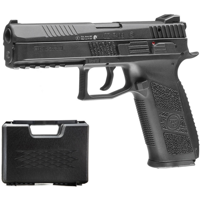 ASG CZ P09 Gas Blow Back Pistol C02 Black
