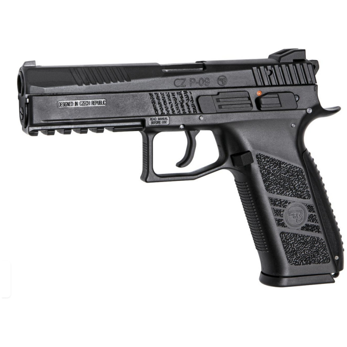 ASG CZ P09 Gas Blow Back Pistol C02 Black - Image 2
