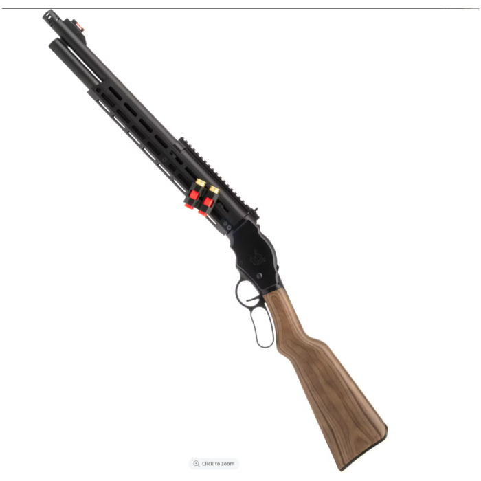 Golden Eagle M1887 Gas Shell Ejecting Lever-Action Shotgun; Space Cowboy, Black - Image 2