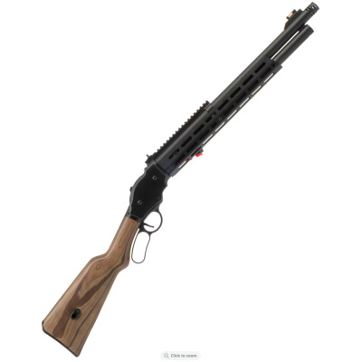 Golden Eagle M1887 Gas Shell Ejecting Lever-Action Shotgun; Space Cowboy, Black