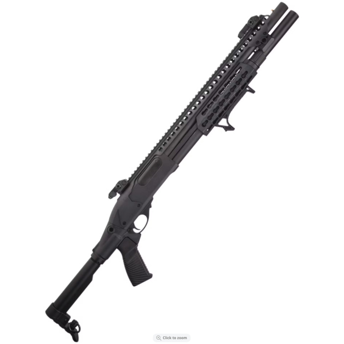 Golden Eagle Type 870 M8875 Tactical Railed Gas Shotgun - Image 2