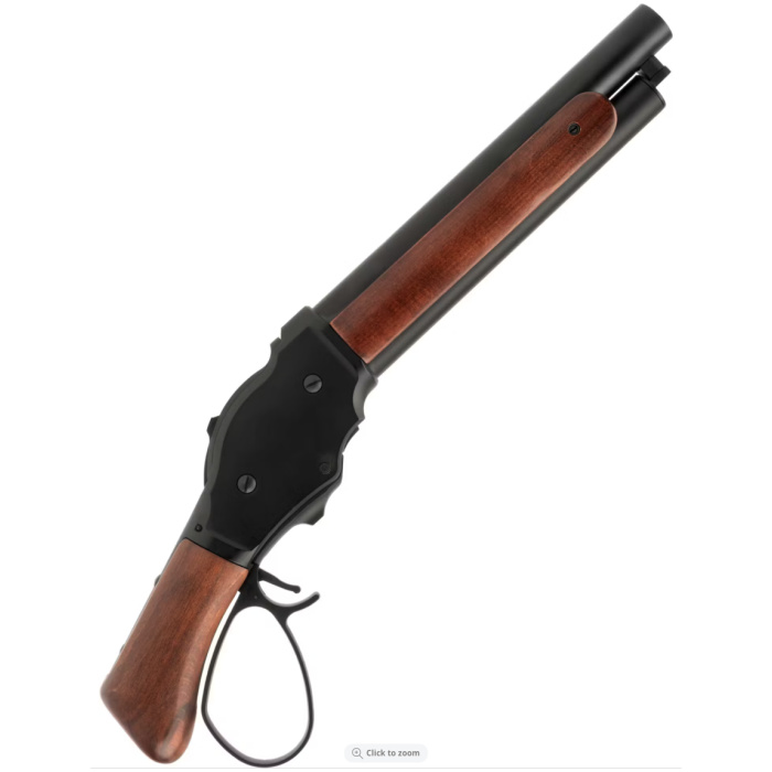 Golden Eagle M1887 Gas Shell Ejecting Lever-Action Shotgun; Sawn-off, Black - Image 2