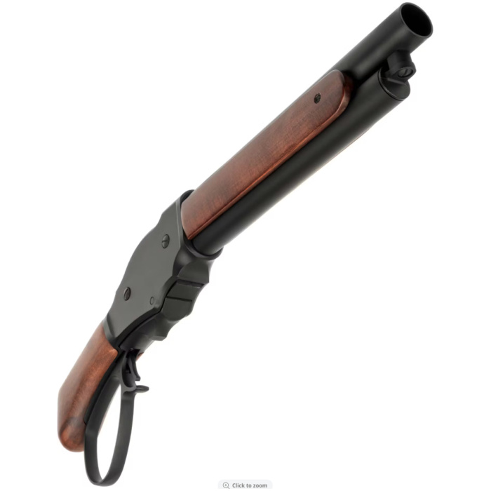 Golden Eagle M1887 Gas Shell Ejecting Lever-Action Shotgun; Sawn-off, Black - Image 3