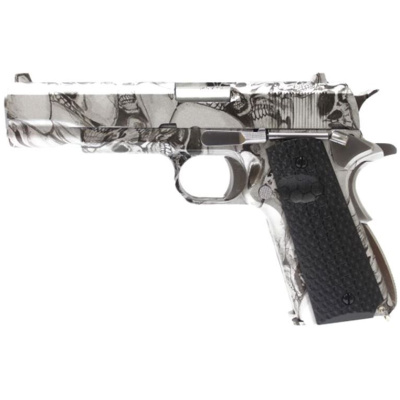 Armorer Works Custom Skull Double Barrel 1911 (AW-MX0100)