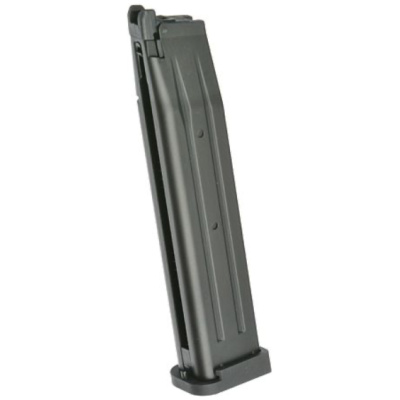 Jag Precision x Taran Tactical International Licensed Hi-Capa Series Extended ALPHA Magazine (TTI - Black - 42 Rounds)
