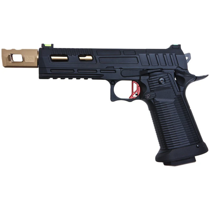 KJWorks KP19 Hi-Capa Optic Ready with Compensator Gas Blowback Pistol - Image 3