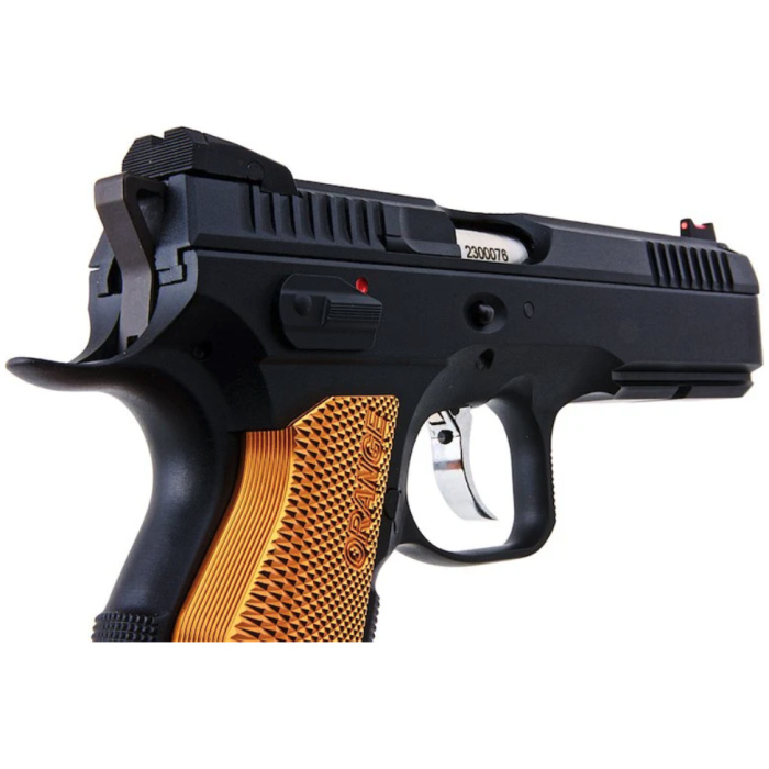 KJWorks CZ Shadow 2 Gas Blowback Pistol Orange - Image 7