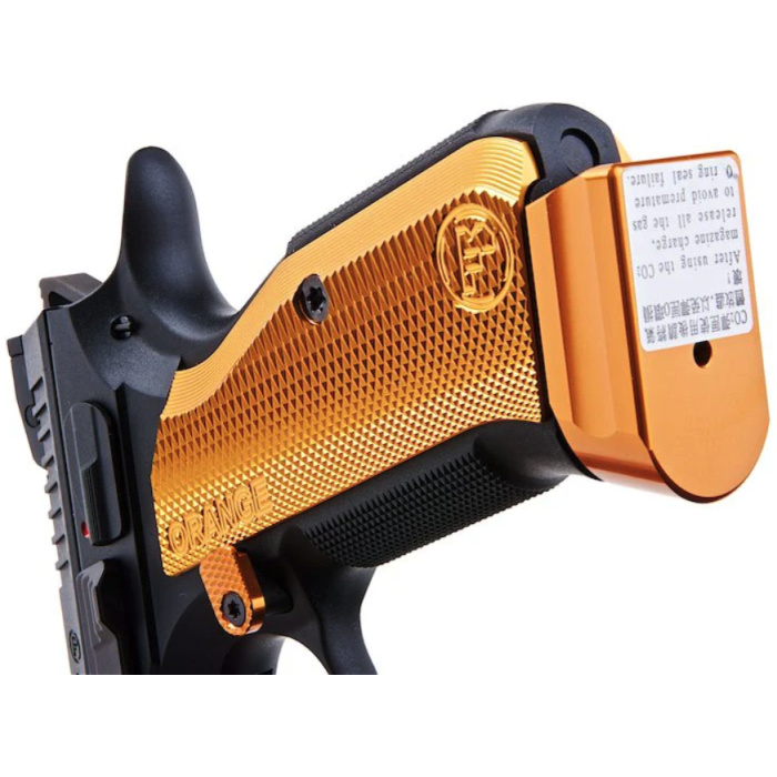 KJWorks CZ Shadow 2 Gas Blowback Pistol Orange - Image 10