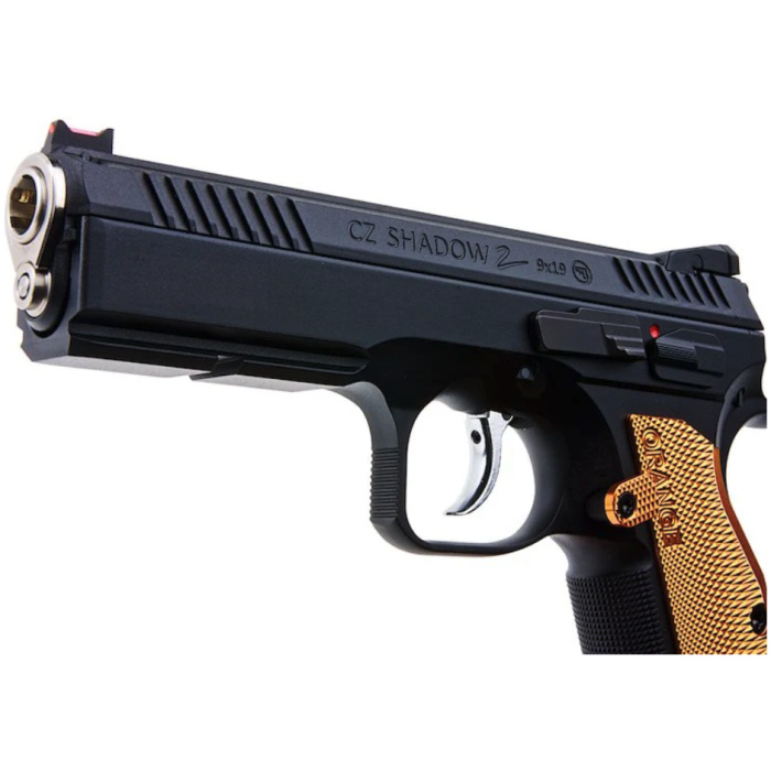 KJWorks CZ Shadow 2 Gas Blowback Pistol Orange - Image 12