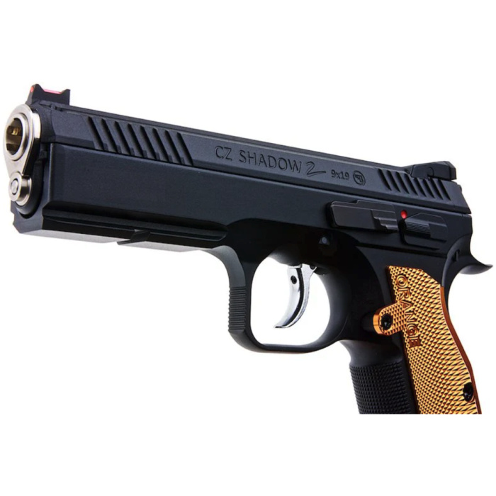 KJWorks CZ Shadow 2 Gas Blowback Pistol Orange - Image 11