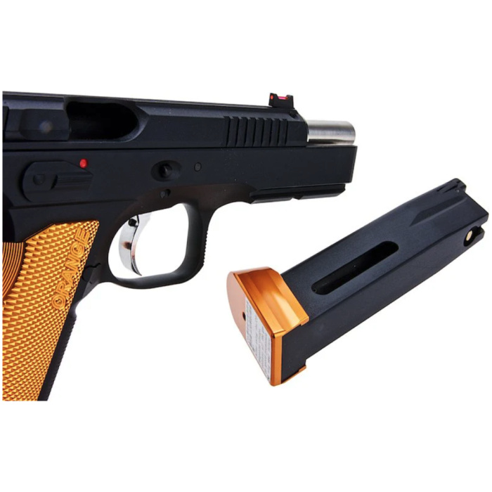 KJWorks CZ Shadow 2 Gas Blowback Pistol Orange - Image 13