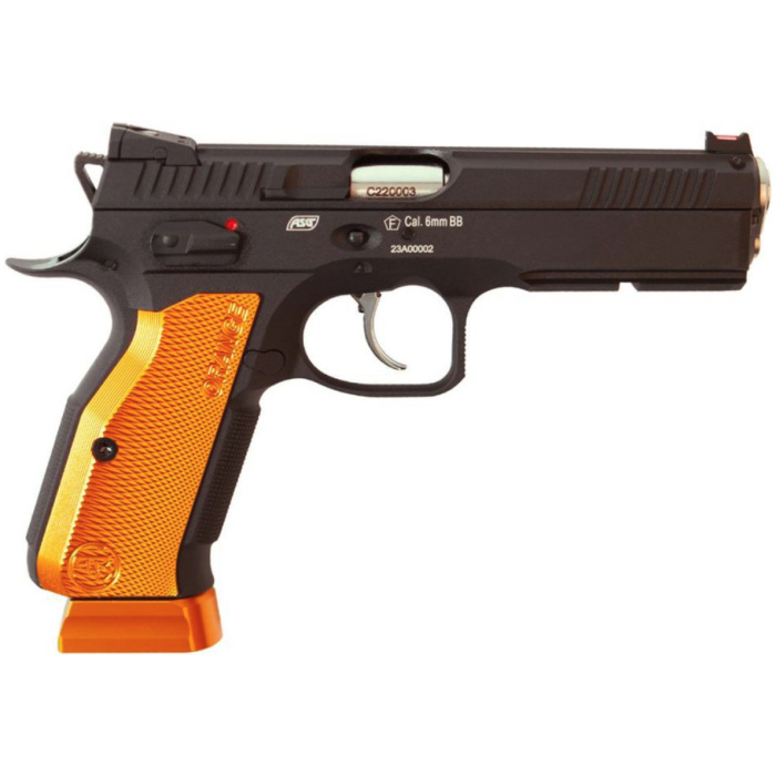 KJWorks CZ Shadow 2 Gas Blowback Pistol Orange - Image 3