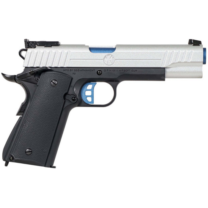 G&G GX45 MkI (EU) (Silver) Gas Blow Back Pistol - Image 2