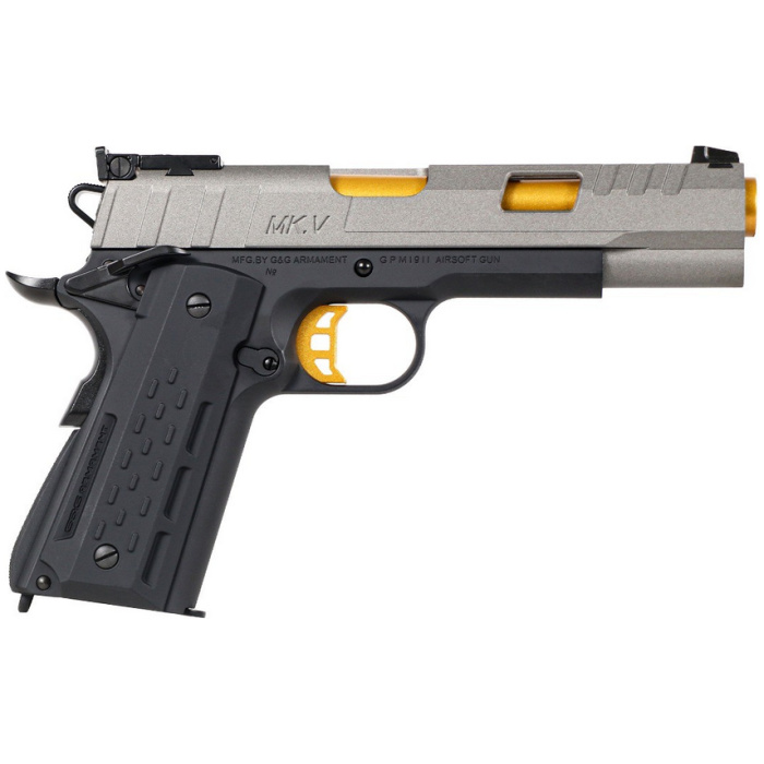 G&G GX45 MKV EU Gas Blow Back Pistol (Grey) - Image 2