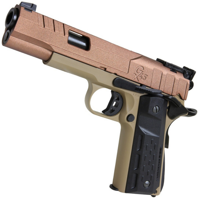 G&G GX45 MKV EU Gas Blow Back Pistol (Tan) - Image 4