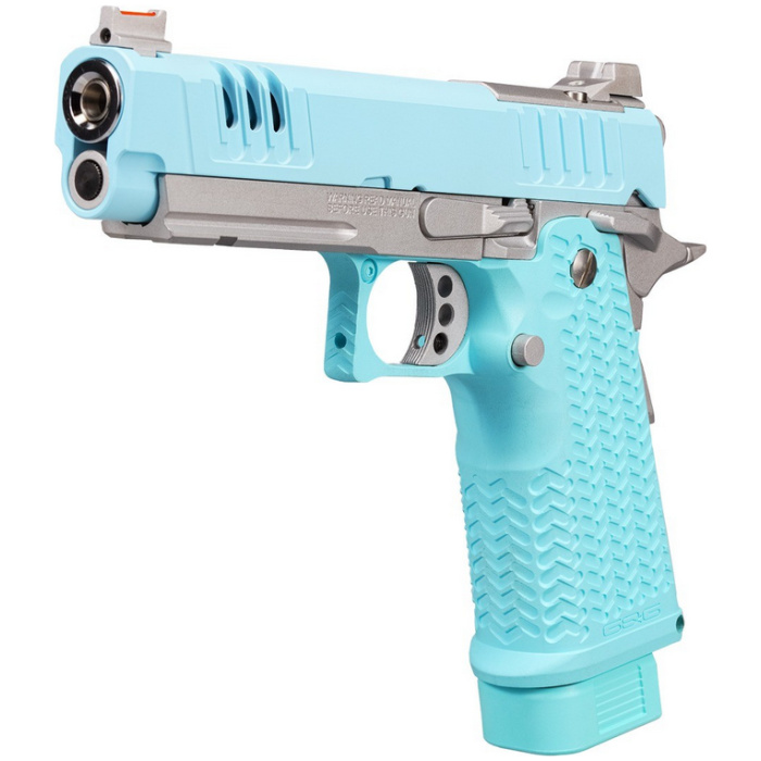 G&G STP 45 Pro Macaron Blue Gas Blow Back Pistol - Image 6