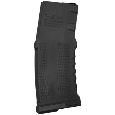 Raven Evolution RMG AR220 extra capacity silent midcap magazine - Black