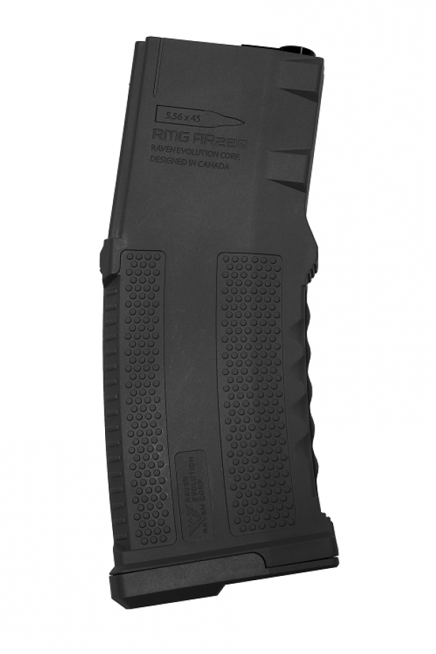 Raven Evolution RMG AR220 extra capacity silent midcap magazine - Black