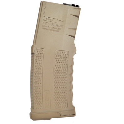 Raven Evolution RMG AR220 extra capacity silent midcap magazine - Dark Earth