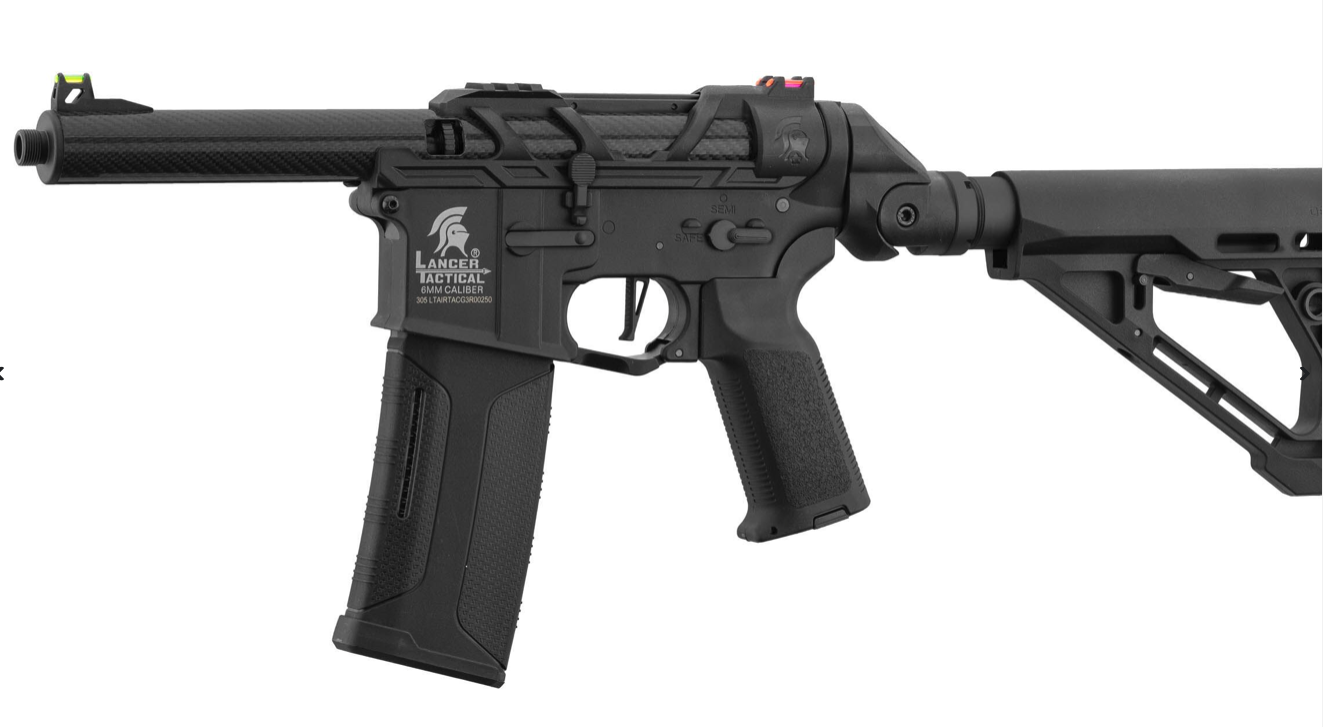 Lancer Tactical x Airtac Gen 3 LT AEG - Black - Image 5