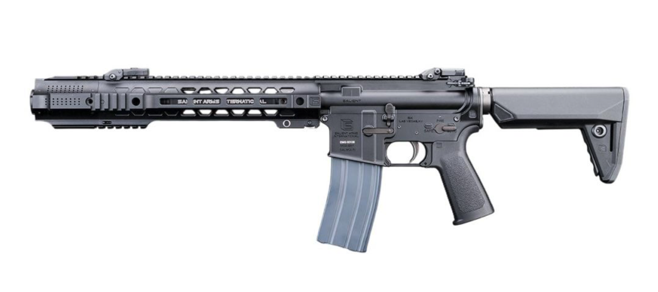 SAI GRY 10.5 Lightning Series Gas Blowback Rifles (EMG/Cyma - MWS - SAI.1702-LS BK - Black)
