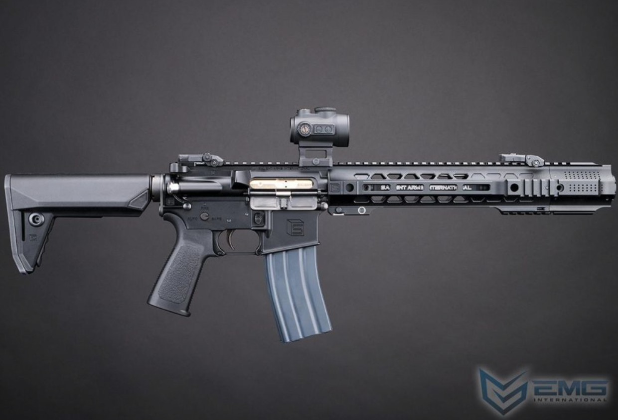 SAI GRY 10.5 Lightning Series Gas Blowback Rifles (EMG/Cyma - MWS - SAI.1702-LS BK - Black) - Image 9