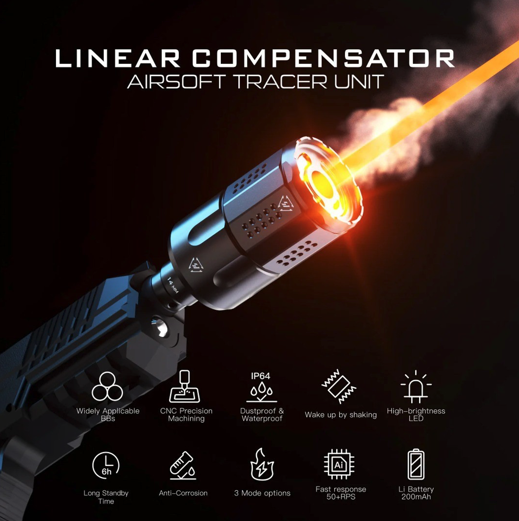 EMG STRIKE INDUSTRIES COMPENSATOR FLARE TRACER UNIT (MONO) - Image 3