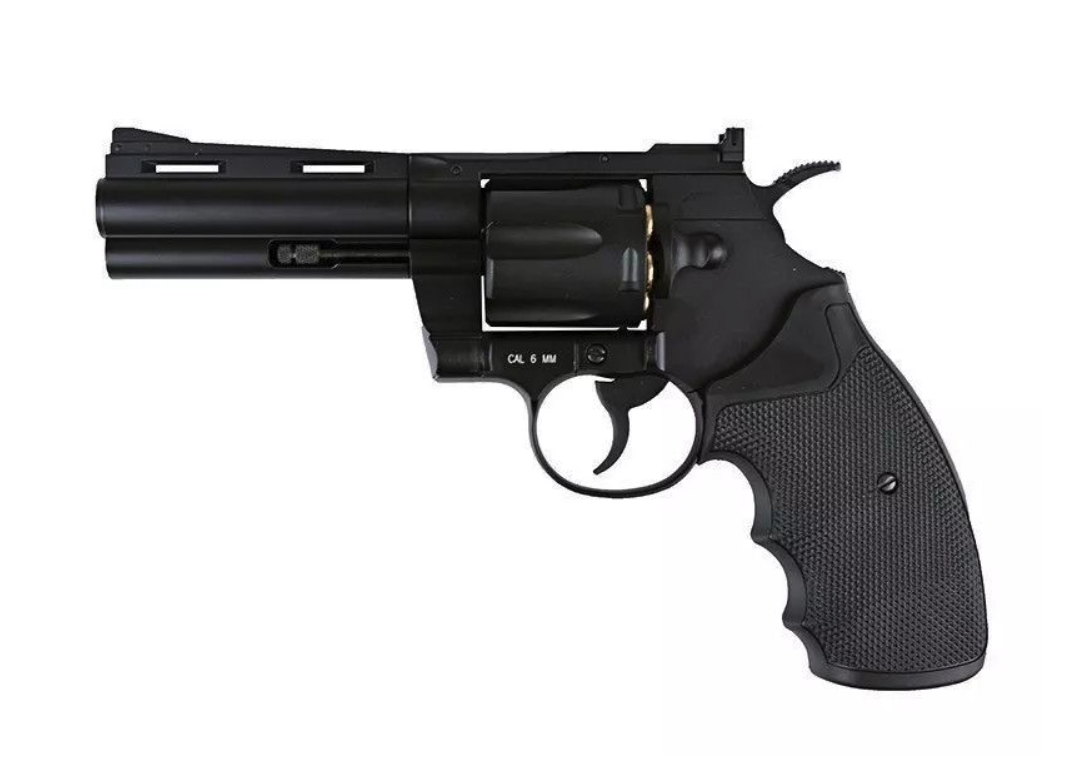 KWC Python .357 4.0" Co2 Revolver (Full Metal - Black - AAKCCD671AZB)