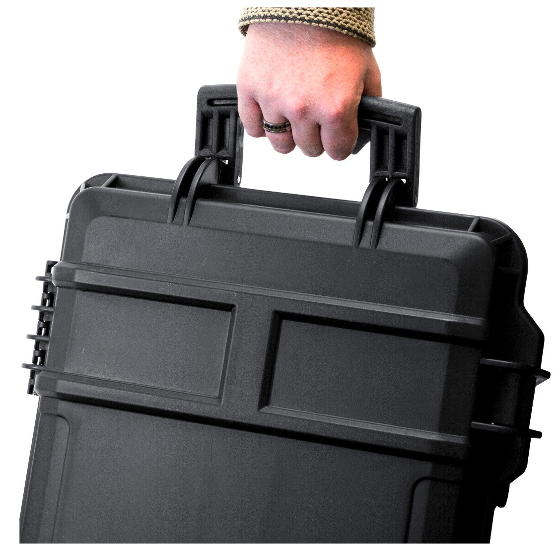 PREMIUM RIFLE CASE VELCRO PATCH (LARGE) WAVE FOAM - GREEN - Image 3