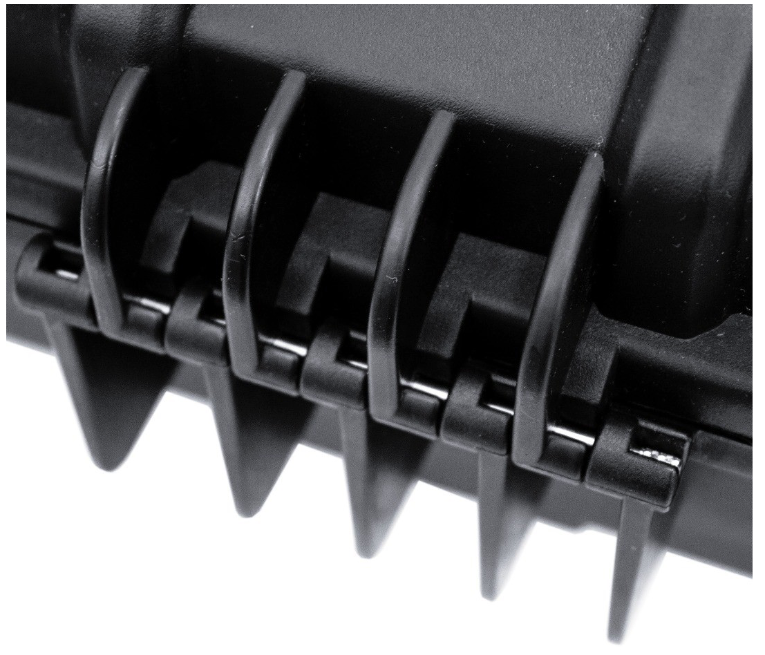 PREMIUM RIFLE CASE VELCRO PATCH (LARGE) WAVE FOAM - BLACK - Image 6