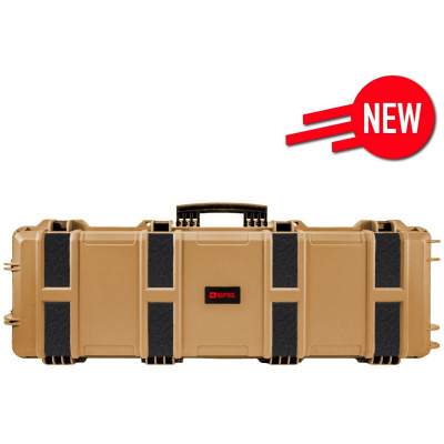 PREMIUM RIFLE CASE VELCRO PATCH (LARGE) WAVE FOAM - TAN