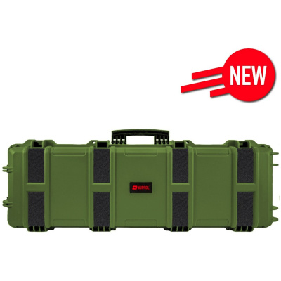 PREMIUM RIFLE CASE VELCRO PATCH (LARGE) WAVE FOAM - GREEN