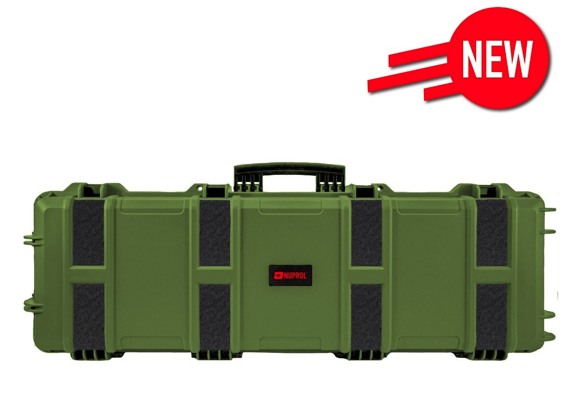 PREMIUM RIFLE CASE VELCRO PATCH (LARGE) WAVE FOAM - GREEN