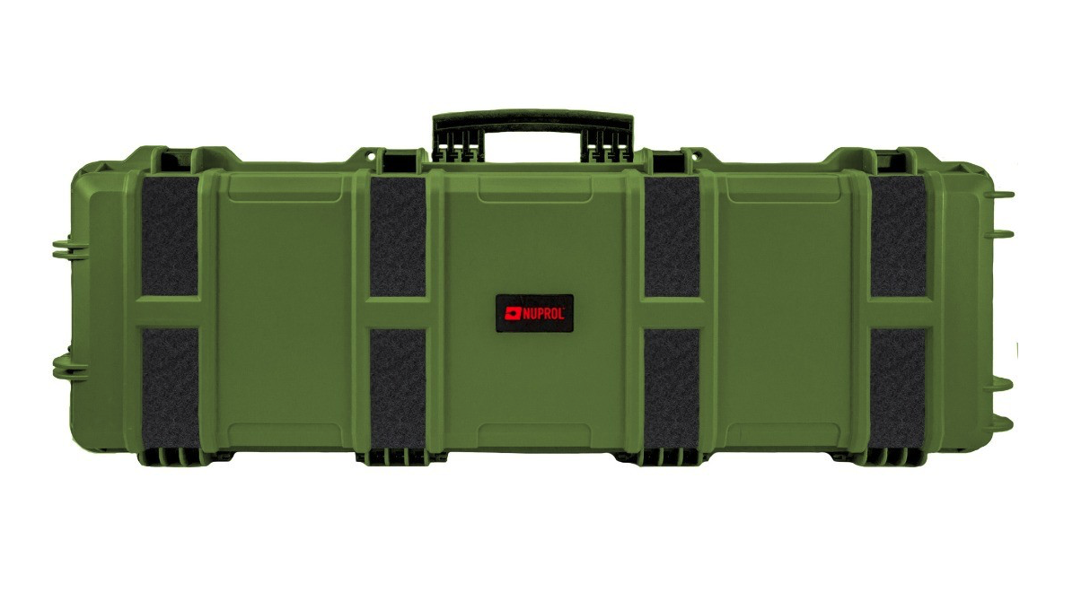 PREMIUM RIFLE CASE VELCRO PATCH (LARGE) WAVE FOAM - GREEN - Image 2