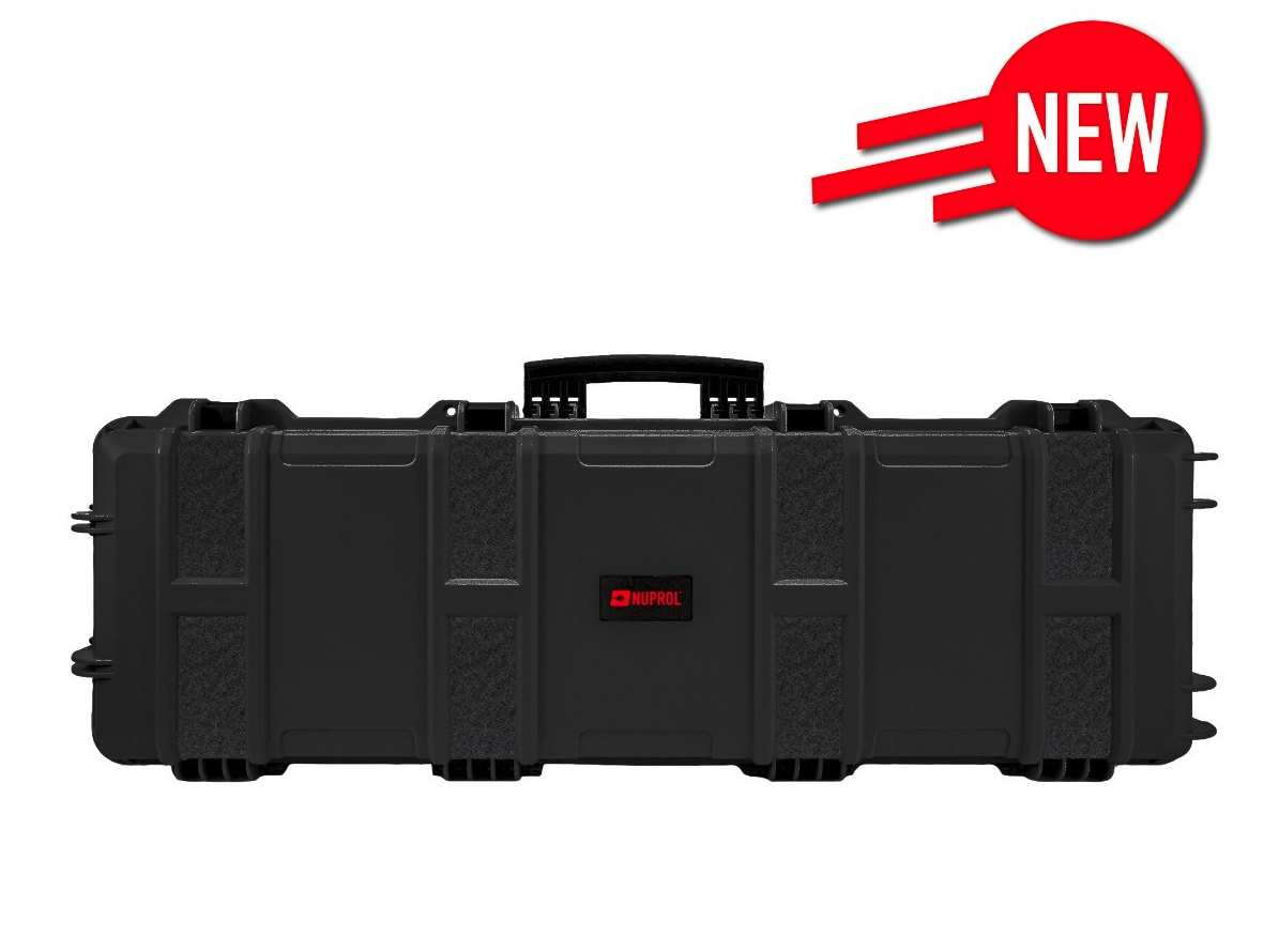 PREMIUM RIFLE CASE VELCRO PATCH (LARGE) WAVE FOAM - BLACK