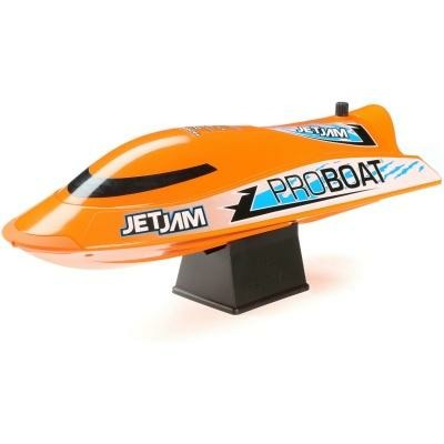 ORANGE Jet Jam V2 12" Self-Righting Pool Racer Brushed RTR