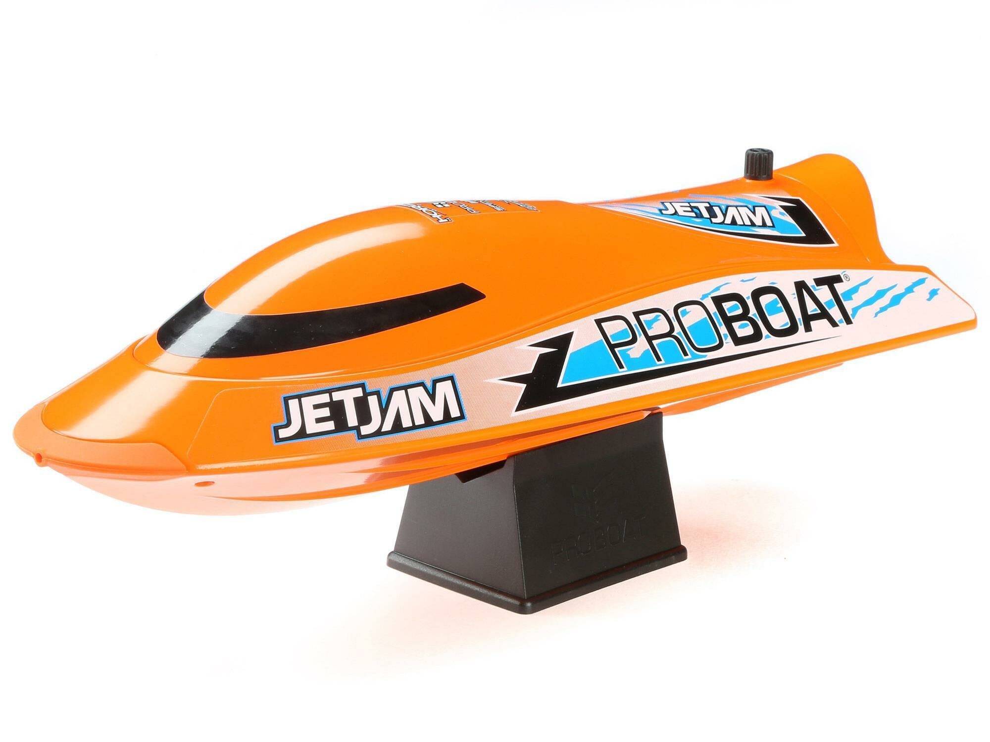 ORANGE Jet Jam V2 12" Self-Righting Pool Racer Brushed RTR