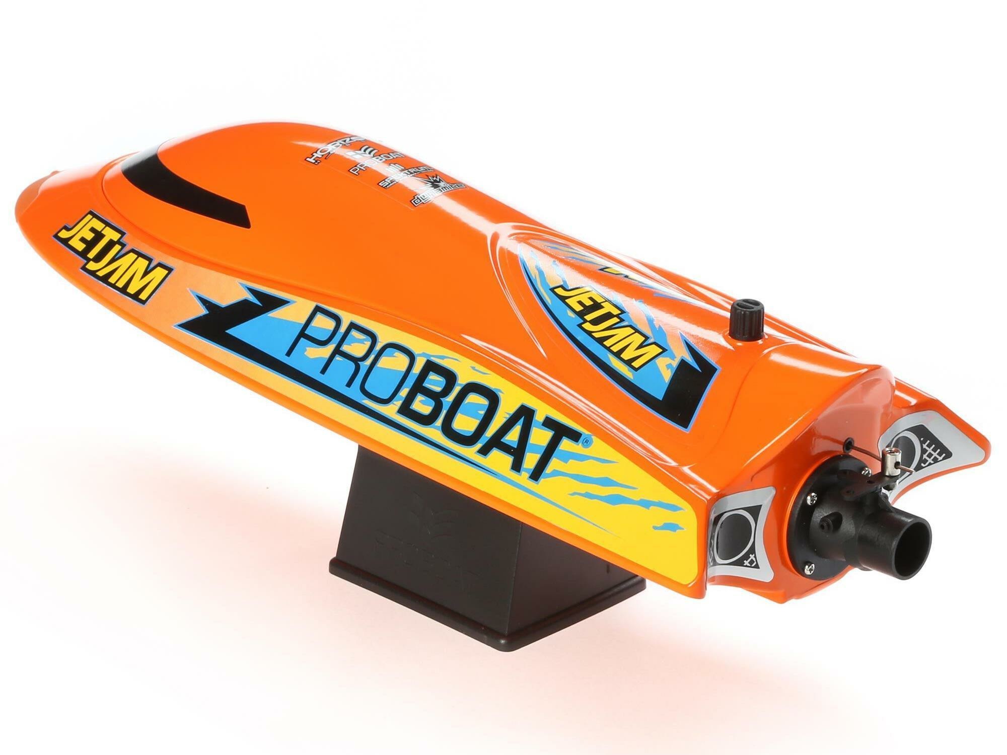 ORANGE Jet Jam V2 12" Self-Righting Pool Racer Brushed RTR - Image 3
