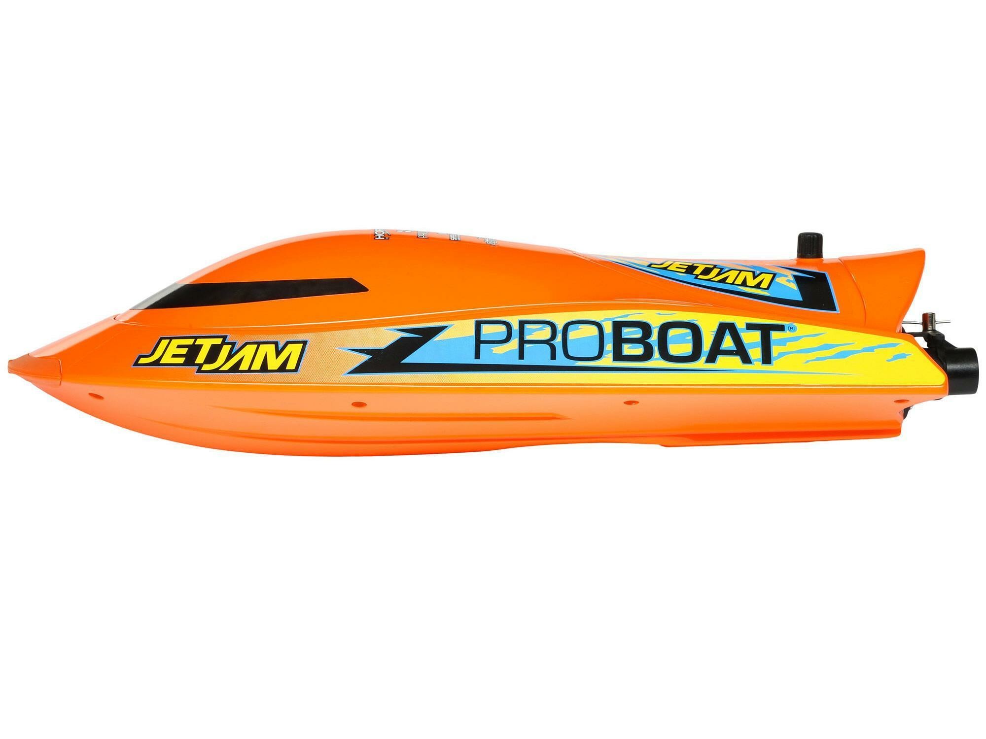ORANGE Jet Jam V2 12" Self-Righting Pool Racer Brushed RTR - Image 4