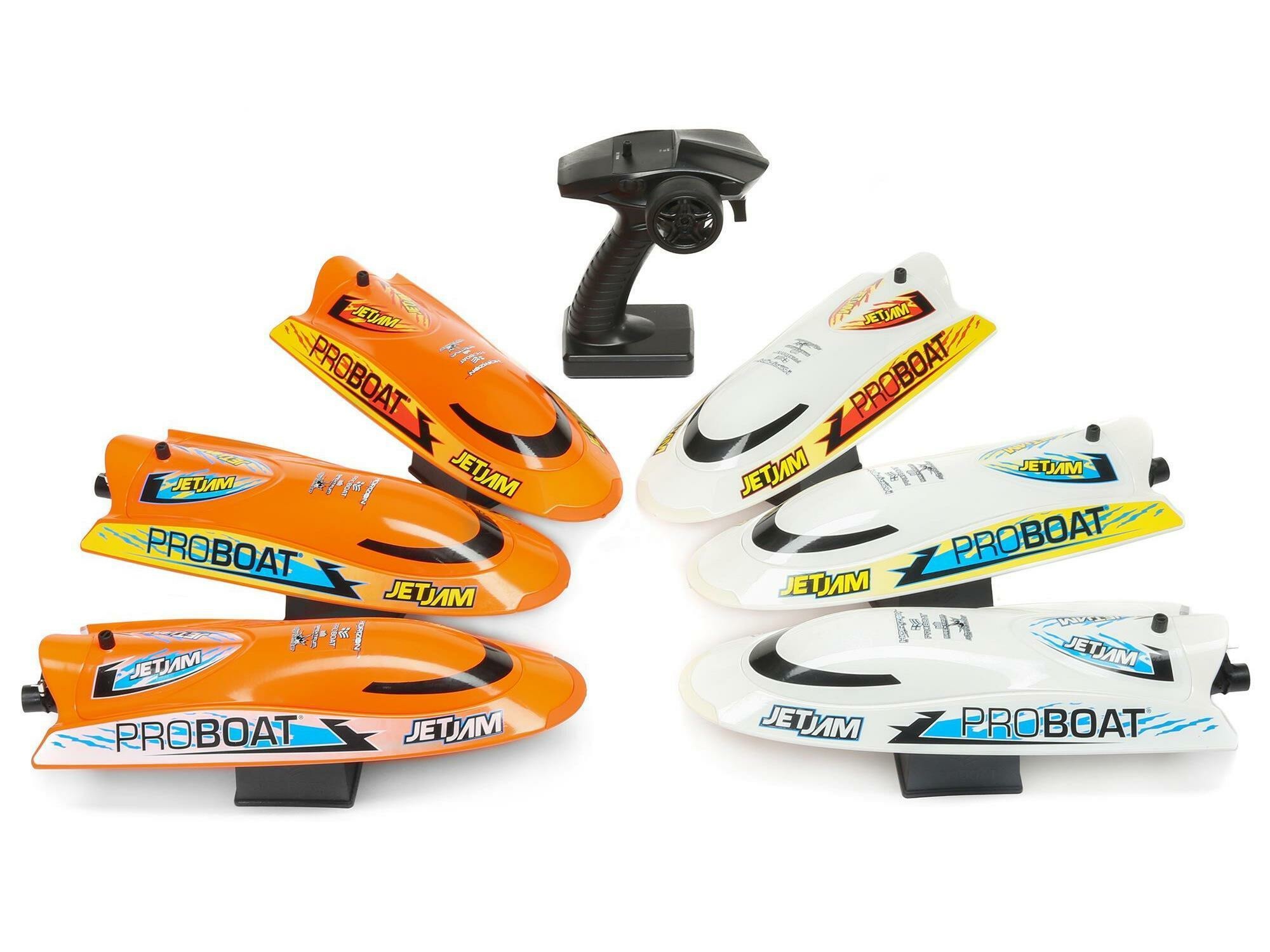 ORANGE Jet Jam V2 12" Self-Righting Pool Racer Brushed RTR - Image 7