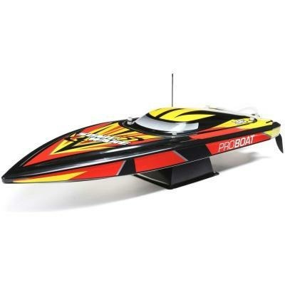 BLACK Sonicwake 36" Self-Righting Brushless Deep-V RTR