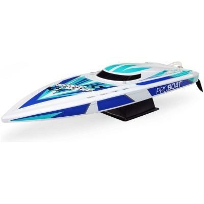 WHITE Sonicwake 36" Self-Righting Brushless Deep-V RTR