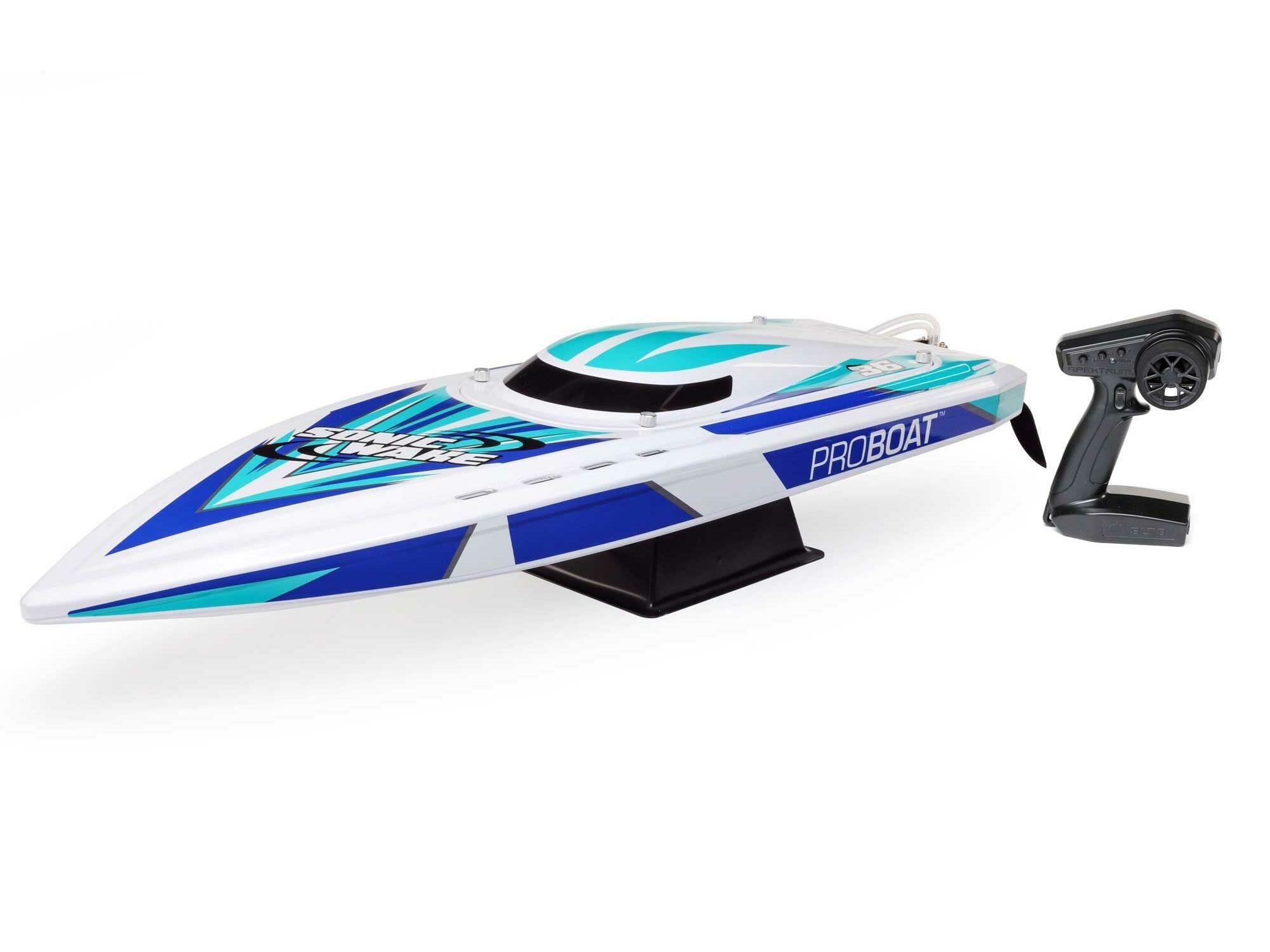 WHITE Sonicwake 36" Self-Righting Brushless Deep-V RTR - Image 7