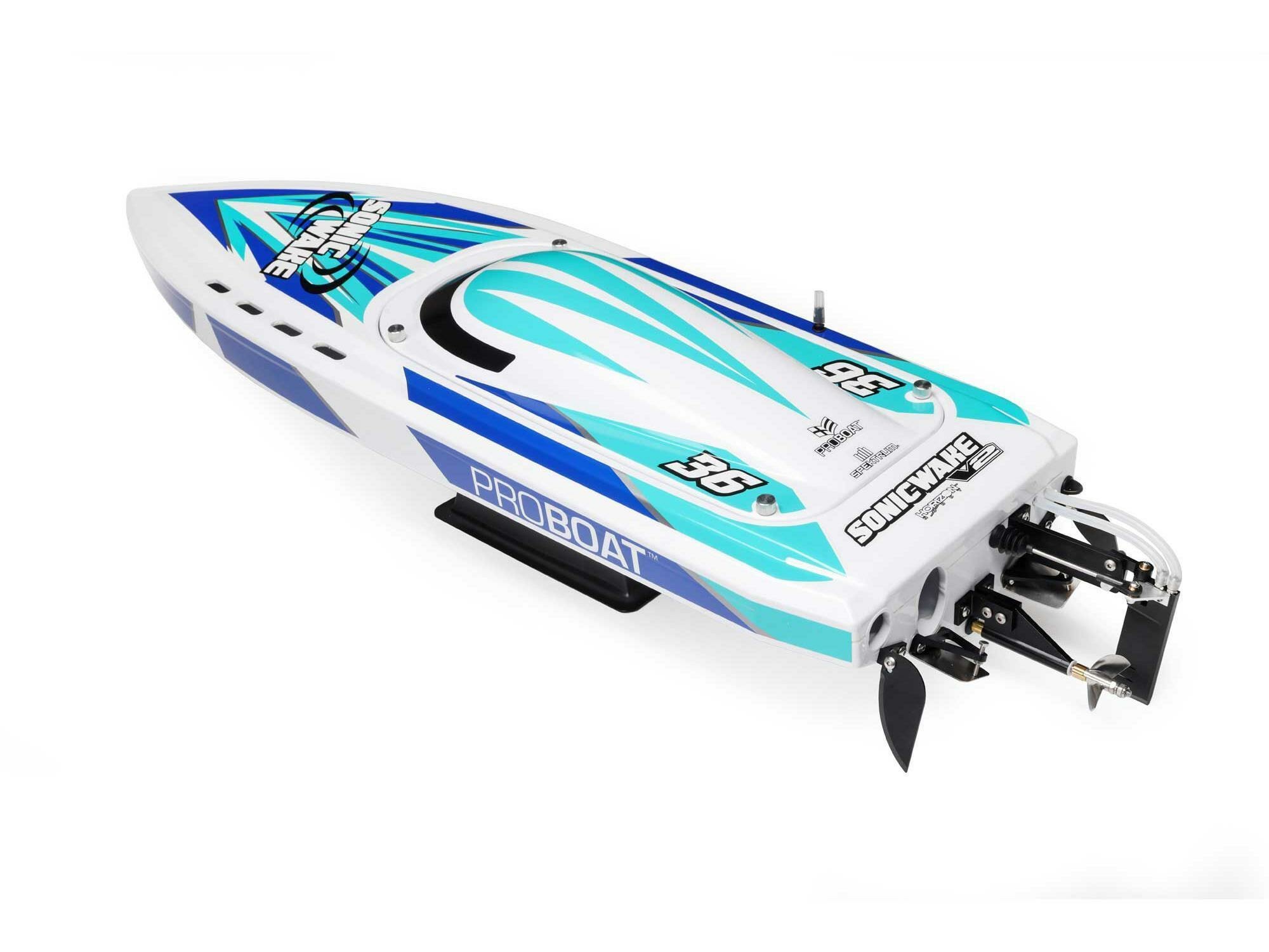 WHITE Sonicwake 36" Self-Righting Brushless Deep-V RTR - Image 11