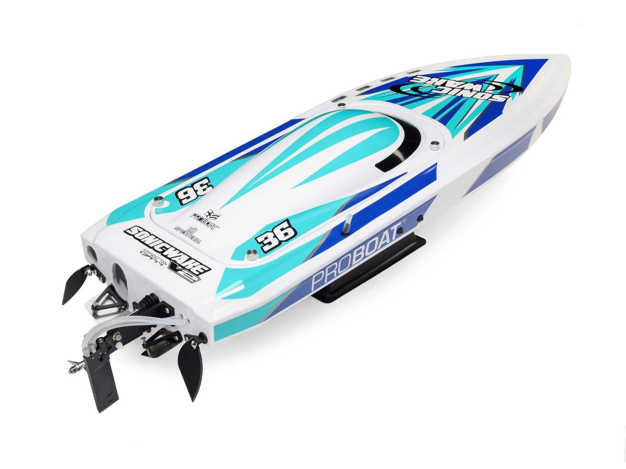 WHITE Sonicwake 36" Self-Righting Brushless Deep-V RTR - Image 12