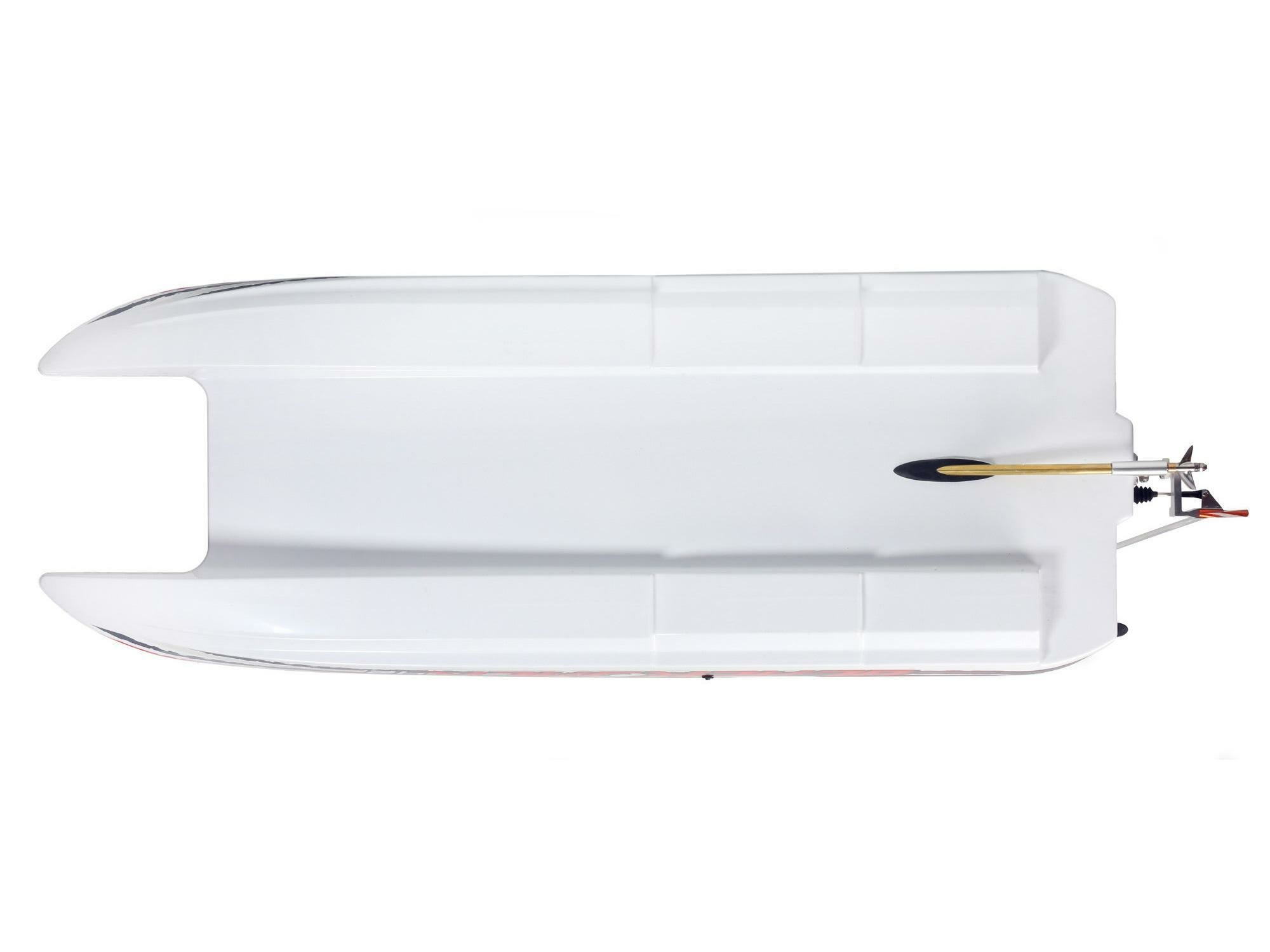 white and red Blackjack 42" 8S Brushless Catamaran RTR - Image 7